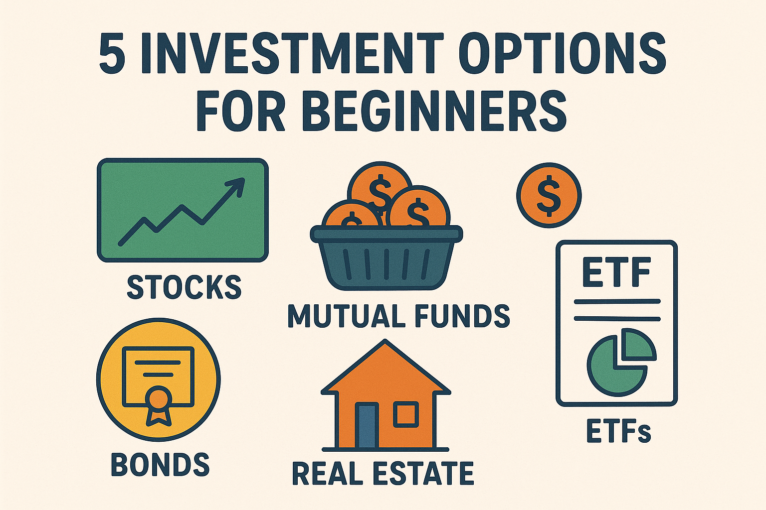 5 Investment Options for Beginners: A Simple Guide to Start Building Wealth